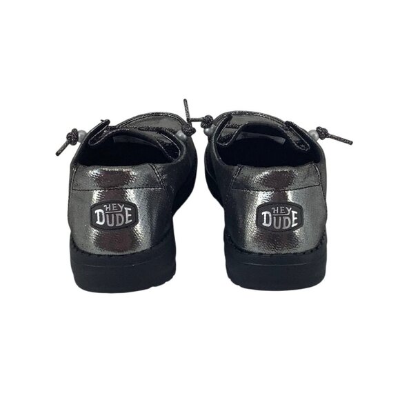 Hey Dude Womens Wendy Metallic Loafers Size 7 - Picture 3 of 8